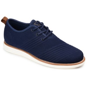 Vance Co. Mens Medium and Wide Width Mens Novak Knit Lace-up Round Toe Dress Shoe - 1 of 4
