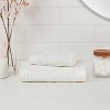 Ogee Bath Towel White - Threshold™ - image 2 of 4