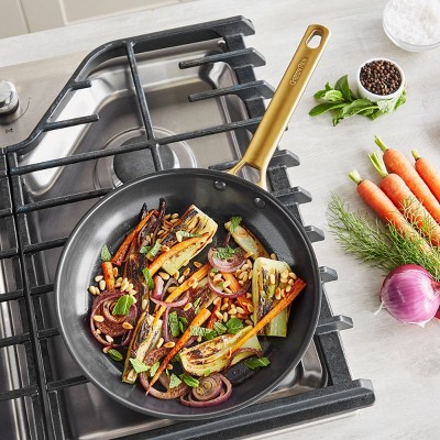 Black Aluminum Nonstick Ceramic Coating 2-Piece Fry Pan Set