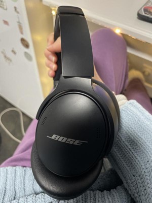 Bose QuietComfort 45 Wireless Noise Cancelling Over-the-Ear Headphones  Triple Black 866724-0100 - Best Buy