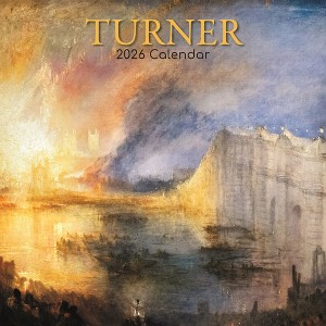 2026 Square Wall Calendar, Turner, 16-Month Arts & Antiques Theme with 180 Reminder Stickers (12x12 In) - 1 of 4