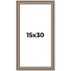 PosterPalooza | Panoramic Ornate Gold Picture Frame - UV Acrylic, Foam Board Backing, Hanging Hardware - 2 of 4