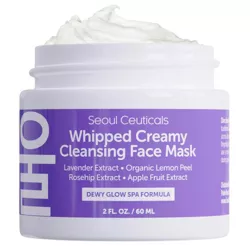 Seoul Ceuticals Korean Skin Care Cleansing Face Mask Cream - Korean Face Mask Skincare K Beauty Face Masks Contains Lavender + Lemon Peel, 2oz