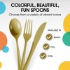 Exquisite Heavy Duty Solid Color Plastic Spoons-100 Count - 4 of 4