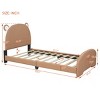 Cartoon Kids Bed with Storage,Sturdy MDF Frame, Easy Assembly,  Headboard and Footboard,for Playroom or Bedroom-Maison Boucle - 3 of 4