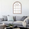 Howard Elliott 41"x29" Windowpane Wood Framed Wall Mirror Taupe - 2 of 4