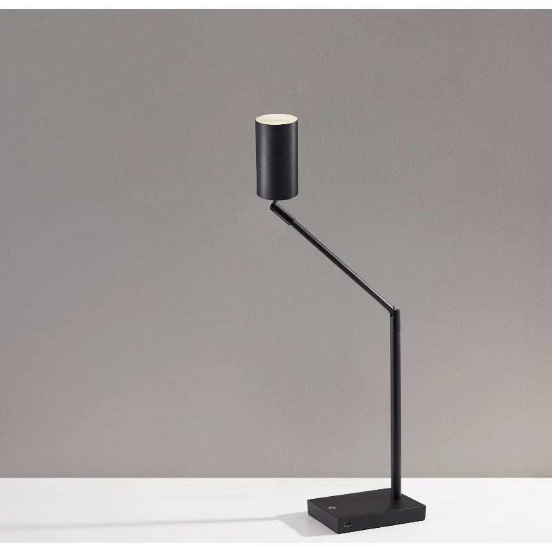 15.5&#34; x 32.5&#34; Colby Desk Lamp (Includes LED Light Bulb) Black - Adesso, 4 of 15
