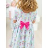 RuffleButts Toddler Girls Knit Short Sleeve Twirl Dress - 3 of 4