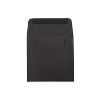 JAM Paper 5 x 5 Square Invitation Envelopes Black Linen V01209 - 2 of 2