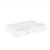 MyOfficeInnovations 3 Piece Plastic Drawer Organizer White TR55296 24380392 - image 2 of 3