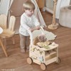 ROBOTIME Baby Walker, Walking Activity Center Push Toys with Safety Brake, Baby Push Walker for Babies Learning to Walk, Beige, 12.4"*14.57"*19.69" - 2 of 4