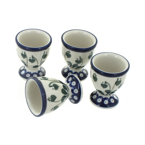 Blue Rose Polish Pottery Alyce Egg Cup Set : Target