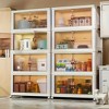 DOMETOUR Four-Layer Foldable Plastic Storage Box, Stackable And Space-Saving, Perfect For Homes, Offices, Closets, And Dorms. - 3 of 4