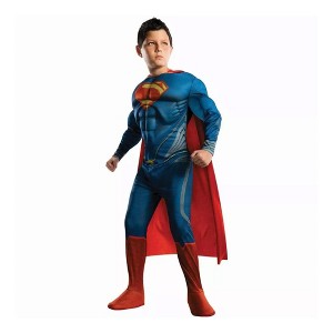 Superman Man Of Steel Deluxe Muscle Chest Costume Child - 1 of 4