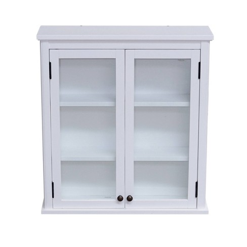 Bolton Bathroom Storage Cubby & Towel Bar Wall Shelf