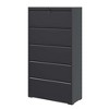 ACEPANO 64.1 in. H Metal Lateral File Cabinet with Lock & 5 Drawers for Office & Home-Black - 3 of 4