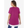 Woman Within Women's Plus Size Layered-Look Tunic - 3 of 4