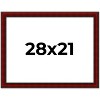 PosterPalooza | Weathered Red Picture Frame - UV Acrylic, Backing Board, Hanging Hardware Included - 2 of 4