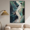 Art Remedy Sage River Blue Abstract Wall Art Framed - 2 of 4