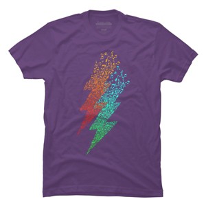 Men's Design By Humans Electro music By radiomode T-Shirt - 1 of 3