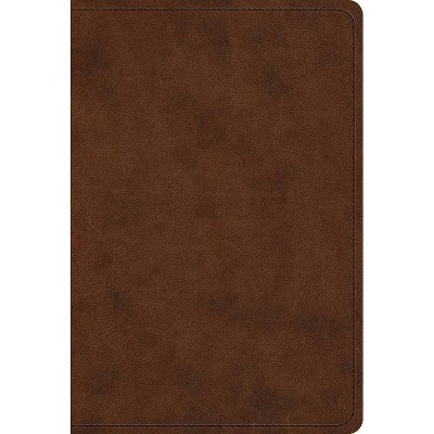 ESV New Testament (Trutone, Brown/Walnut, Portfolio Design) - (Leather Bound)