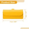 Unique Bargains Universal Car Sunglasses Case Magnetic Storage Box PU 6.69"x1.96" 1 Pcs - 4 of 4