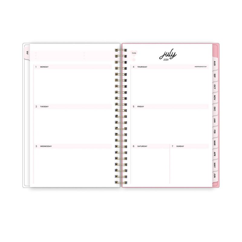 Color Me Courtney for Blue Sky 2024-25 Weekly/Monthly Planner 8&#34;x5&#34; Aloha Pink, 6 of 14