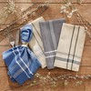 Design Imports  French Stripe Napkin Set 6 Piece, Taupe/Gray, 20X20" - 4 of 4