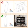 4 Drawer Shoe Cabinet, Four-Door Organizer, Compact Wooden Design, Space-Saving Entryway Cabinet, Modern Living Room Furniture - 3 of 4