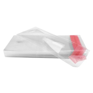 UOFFICE Clear Resealable Cellophane Bags, 2.4" x 5.1" - 1 of 4