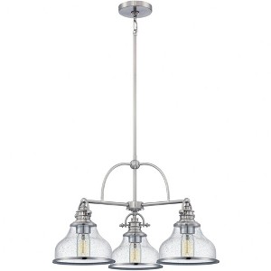 Quoizel Lighting Grant 3 - Light Chandelier in  Brushed Nickel - 1 of 1