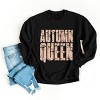 Autumn Queen Block Distressed - Women's Graphic Sweatshirt - 2 of 4
