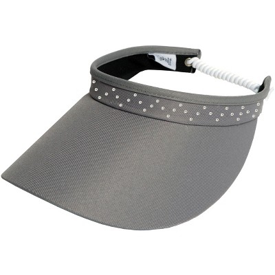 Glove It Women's Bling Crystal Coil Visor