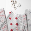 Bacati - Baseball Red/Gray Muslin Swaddling Blankets set of 4 - 2 of 4