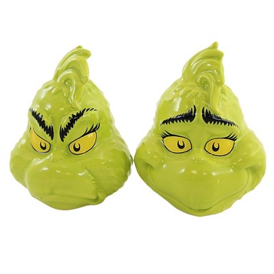 3.0 Inch Feelin' Grinchy Salt & Pepper Dr. Seuss The Grinch Salt And Pepper Shakers