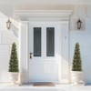 3FT Faux Cedar Tree, Outdoors UV Protection Faux Cedar Tree Pine Tree, Outdoor Front Porch Décor 2Pcs - 3 of 4