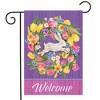 Briarwood Lane Bunny Wreath Easter Garden Flag Welcome Tulips Flo - image 2 of 4