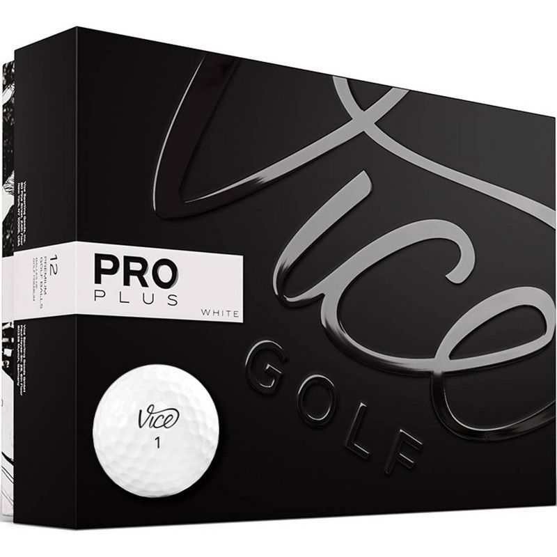 Vice Pro Plus Golf Balls White - 12pk, 1 of 6