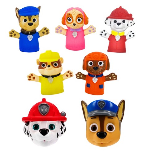 Paw Patrol Finger Puppet And Bath Squirter - 7pc : Target