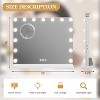 Coucheta Vanity Mirror with Lights, LED 3-Color Dimmable Makeup Mirror with USB Port  Tabletop Wall-Mounted or 360° Rotation Vanity Mirror - 2 of 4