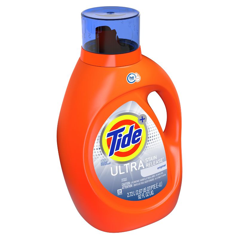 Tide Ultra Stain Release High Efficiency Liquid Laundry Detergent - 92 fl oz, 4 of 10
