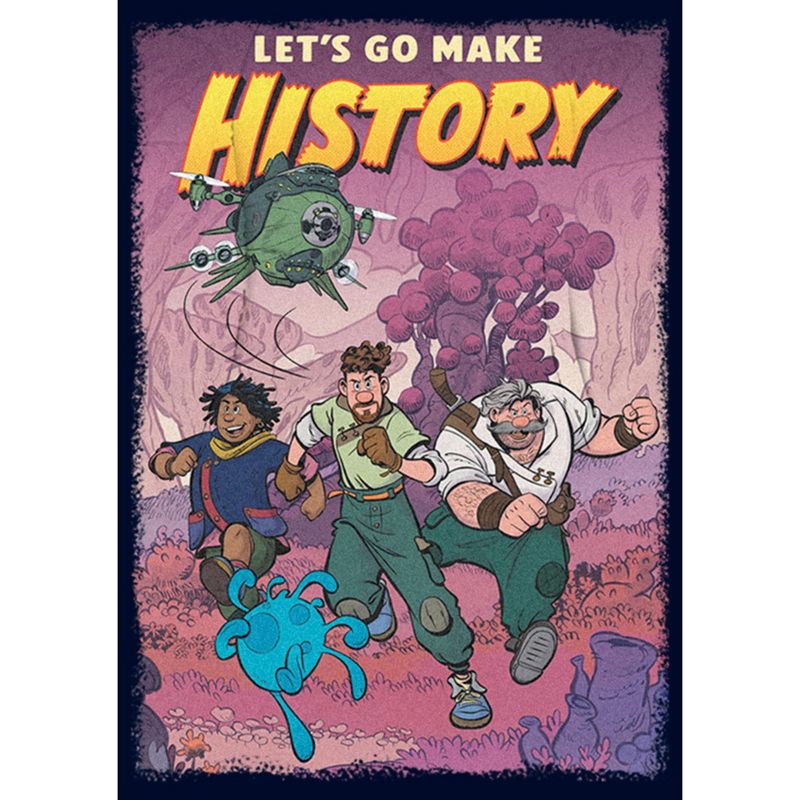 Men's Disney Strange World Let's Go Make History Pull Over Hoodie, 2 of 5