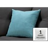 Tramull 18x18 Inch Decorative Throw Pillow with Insert for Sofa & Bed, Hypoallergenic Polyester, Indoor Use - 4 of 4