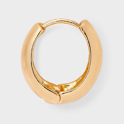 Huggie Hoop Earring Set 3pc - Universal Thread Gold - image 3