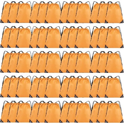 Bulk Drawstring Bags for Party Favors, Lightweight Sackpacks for Gym, School Events, Team Sports & Giveaways