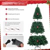 SUGIFT 6ft Pre-Lit Artificial Christmas Tree 250 LED Lights, Green - 4 of 4
