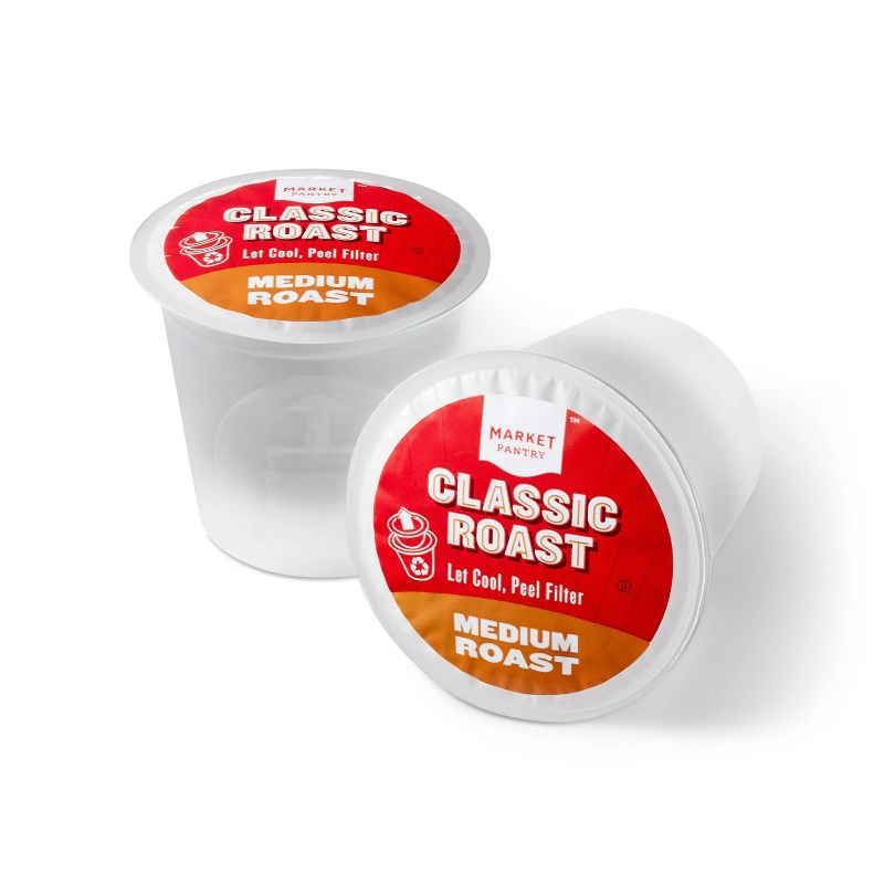 Premium Roast Medium Roast Coffee - Single Serve Pods - 12ct - Market Pantry™, 3 of 5