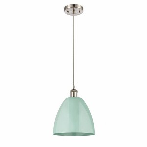Plymouth Dome - 1 Light Cord Hung Mini Pendant In Industrial Style-12.88 Inches Tall and 9 Inches Wide - 1 of 1