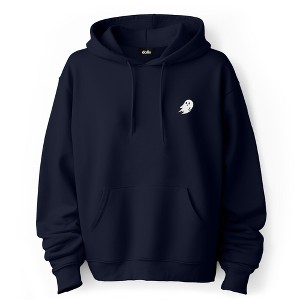 Dalix Embroidered Ghost Hoodie Soft Fleece Hood Sweatshirt Mens - 1 of 4
