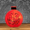 Stony Creek 4.5 Inch Halloween Pre-Lit Round Jar. Jack-O-Lantern Novelty Sculpture Lights - 2 of 4